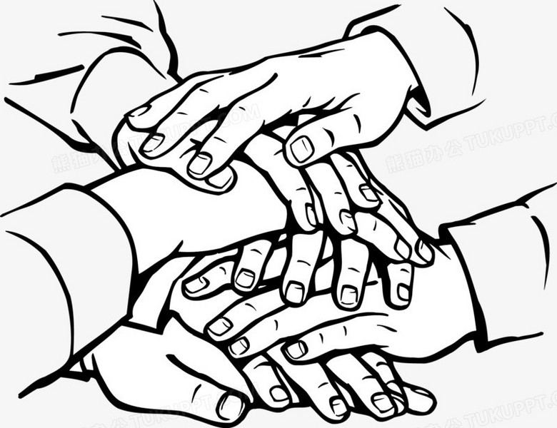 團結協作的力量 免費PNG圖片素材下載與高效計算機系統服務